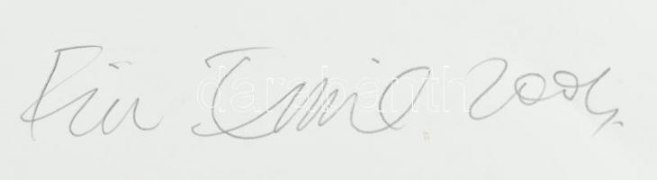 Für Emil (1967-): Ördögök (cím nélkül), 2004. Ceruza, papír, jelzett, 43×61 cm