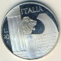 Olaszország 1928. 20L "Mussolini" fantáziaveret T:exPP