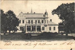 1906 Táplánfa (Táplánszentkereszt), Széll kastély (vágott / cut)