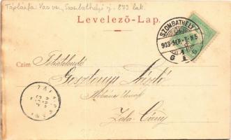 1903 Táplánfa (Táplánszentkereszt), kastély (ázott / wet damage)