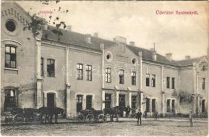 1906 Szolnok, Indóház, vasútállomás (r)