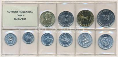 1986. 2f-20Ft (10xklf) érmés forgalmi sor fóliatokban T:1 Adamo FO19