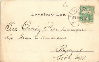 1903 Fegyvernek, Erzsébet út, templom. Epstein Miksa kiadása (r)