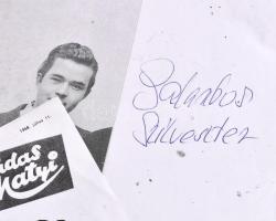 cca 2002 Galambos Szilveszter (1927-2018) humorista által feliratozott fénymásolatok, 8 db