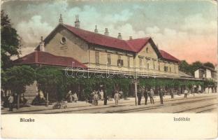 1918 Bicske, Indóház, vasútállomás. Vasúti levelezőlapárusítás 4331. (EB)