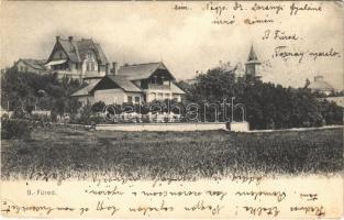 1905 Balatonfüred, villasor. Balázsovich Gyula fényképész kiadása (EK)