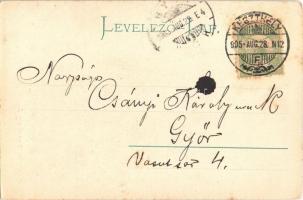 1905 Keszthely, Római katolikus templom. Sujánszky József kiadása (EK)