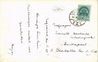 1940 Nagyvárad, Oradea; Szent László tér, Herskó József üzlete / square, shop. photo