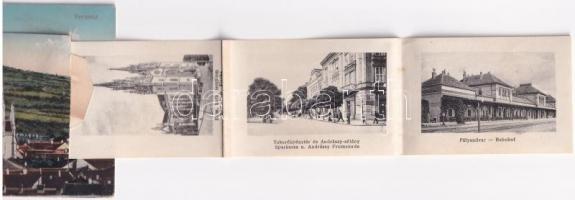 Versec, Vrsac; templom. leporello 10 képpel / church. leporellocard with 10 pictures