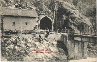 1910 Pétervárad, Petrovaradin, Peterwardein (Újvidék, Novi Sad); vasúti alagút / railway tunnel / Tunnel Festung (EK)