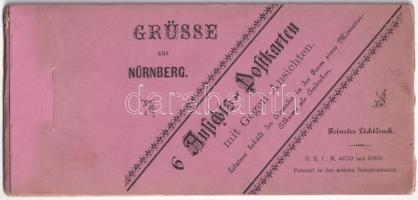 Nürnberg, Nuremberg; - postcard booklet with 6 postcards
