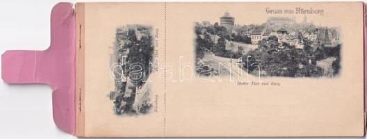 Nürnberg, Nuremberg; - postcard booklet with 6 postcards