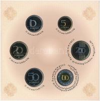 2016. 5Ft-200Ft (6xklf) forgalmi sor szettben + 2016. 50Ft "Hetvenéves a Forint" T:PP