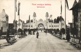 Pécs Országos kiállítás Iparcsarnok