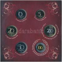 2014. 5Ft-200Ft (6xklf) forgalmi sor szettben + 2014. "Mária aranyforint" aranyozott Ag, j...