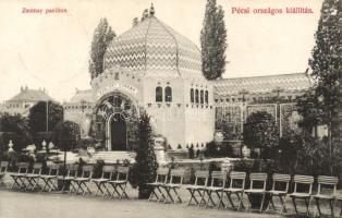 Pécs Országos kiállítás Zsolnay pavilon