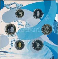 2017. 5-200Ft (6xklf) forgalmi sor szettben + 2017. 50Ft Cu-Ni "17. FINA Világbajnokság" T...