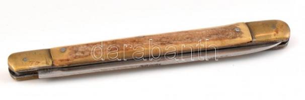 Jelzett vadász bicska. h: 24cm