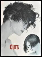 cca 1990-2000 Cuts, fodrászati album, egészoldalas fotókkal, Beauty Guide Ltd., kartonált papírkötés, 76 p.