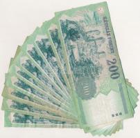 1998-2007. 200Ft (10db) T:III