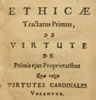 [Arnold Geulincx (1624-1669, Philaretus)] Arnoldi Geulings: Gnothi Seauton, sive - - ... Ethica. Pos...