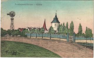 1932 Budapest XVIII. Pestszentlőrinc, Pusztaszentlőrinc, Szentlőrinc; Glória, szélmalom / windmill s: Némedy József