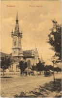 1910 Kolozsvár, Cluj; Református templom. W.L. 995. / Calvinist church (fa)