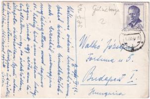 1960 Gölnicbánya, Göllnitz, Gelnica; utca / street. photo (EB)