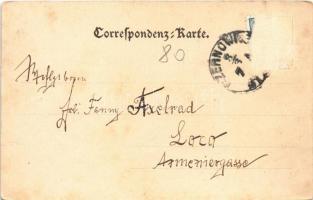 Chernivtsi, Czernowitz, Cernauti, Csernyivci (Bukovina); Landhausgasse / street view. Verlag Josef H...