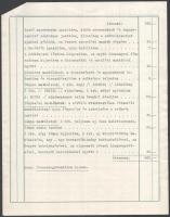1919 Bp., Misura Mihály automobil Carossier Kocsigyáros fejléces számlája, rajta a gyár látképével