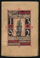 1932 Árpád-házi Szent Erzsébet kalendáriuma, volt könyvtári példány