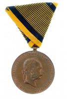 1873. Hadiérem Br katonai érdemérem eredeti mellszalaggal T:1-,2 Hungary 1873. Military Medal Br medal with original ribbon C:AU,XF NMK 231.