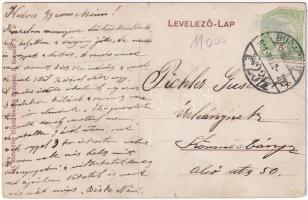 1911 Budapest II. Széna tér, régi Szent János kórház, villamos, gyógyszertár. Rothmüller tőzsde kiad...