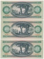 1969. 10Ft (3x, A030, A031, A032 sorozatjelekkel) T:III
Adamo F7