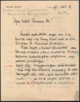 1937 Krakkó, magyar konzulátus levele a lengyelországi állapotokról