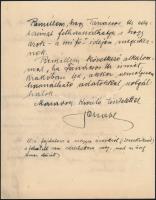 1937 Krakkó, magyar konzulátus levele a lengyelországi állapotokról