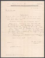 1925 Német nyelvű k. u. k. levél