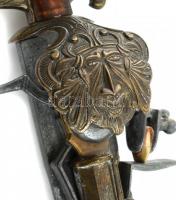 Kard alakú replika fegyver, antikolt, h: 64cm