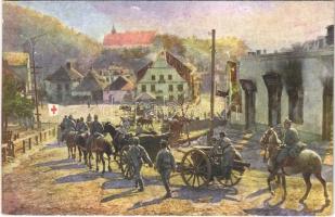 Weltkrieg 1914-1915. Kasimierz nach der Eroberung durch unsere Truppen / Világháború 1914-1915. Kasimierz csapataink bevonulása után / WWI Austro-Hungarian K.u.K. military, Kazimierz (Kraków) after the occupation