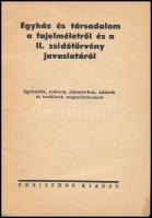 Egyház és társadalom a fajelméletről és a II. zsidótörvény javaslatáról. Egyházfők, tudósok, államfé...