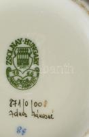 Zsolnay orchidea mintás porcelán váza, kézzel festett, jelzett, hibátlan, m: 27 cm