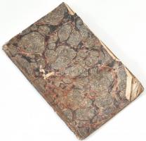 1843 Német nyelvű kézzel írt füzet