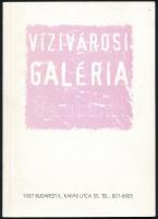 2002 Boczkó-Bunke Zsuzsa dedikált kiállítási katalógus a Vizivárosi galériában megrendezett kiállításról, hozzá kézzel írt levele