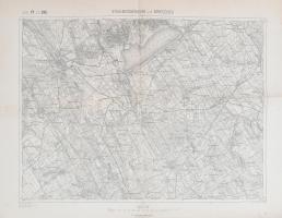 cca 1900 2 db "Kaposvár-Böhönye" illetve "Stuhlweissenburg-Seregélyes" katonai t...