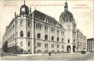 1909 Budapest IX. Iparművészeti Múzeum, Első Magyar Országos Bélyegkiállítás 1909. március 7-14. + So. Stpl.