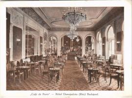 Budapest V. Hotel Dunapalota (Ritz) szálloda, Café de Paris kávéház, belső (EK)