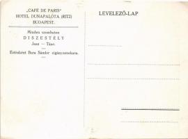 Budapest V. Hotel Dunapalota (Ritz) szálloda, "Café de Paris" kávéház, belső (EK)