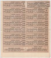 Budapest 1926. "Györffy-Wolf Fémárúgyár Részvénytársaság" 5 részvénye egyben, összesen 15 ...