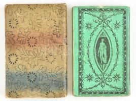 1834 Grätzer Taschenkalender auf das gemeine Jahr, tokkal, sérült gerinc / with paper case, damaged spine
