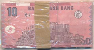 Banglades 2007. 10T (50x) kötegelővel, sorszámkövető T:I,I-
Bangladesh 2007. 10 Taka (50x) with wra...